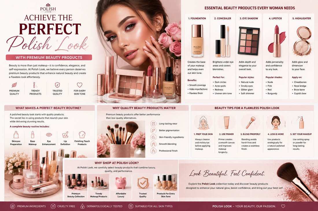 Achieve the Perfect Polish Look with Premium Beauty Products