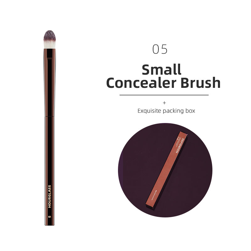 Hourglass Makeup Brush All Kinds Eyeshadow Foundation Concealer Powder Bronzer Blusher Eyeliner Retractable Professional Brushes