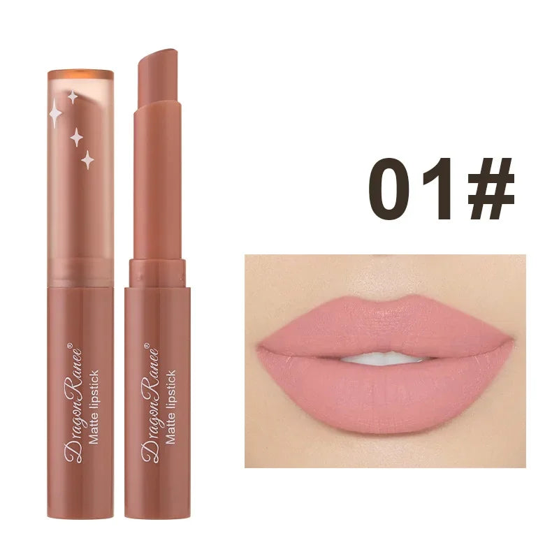 Nude Matte Lipstick Waterproof Long Lasting Lip Sticks Not Fading Sexy Red Velvet Lipsticks