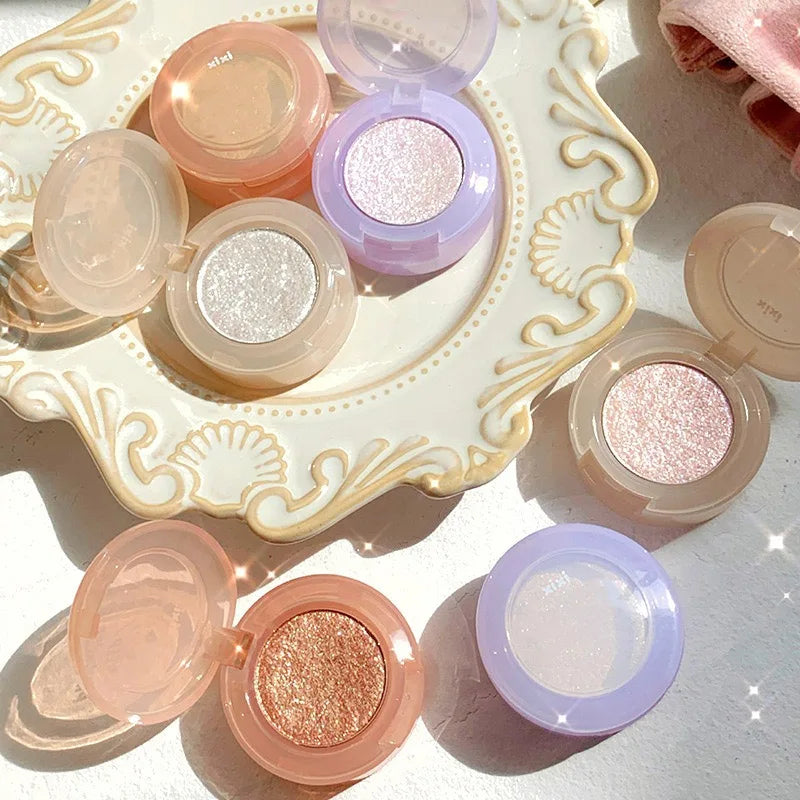 Diamond Eye Shadow Palette Gorgeous Glitter Eyeshadow Glossy Shiny Highlighter Shadow Shimmer Cowherd Weaver Girl Eyes Makeup