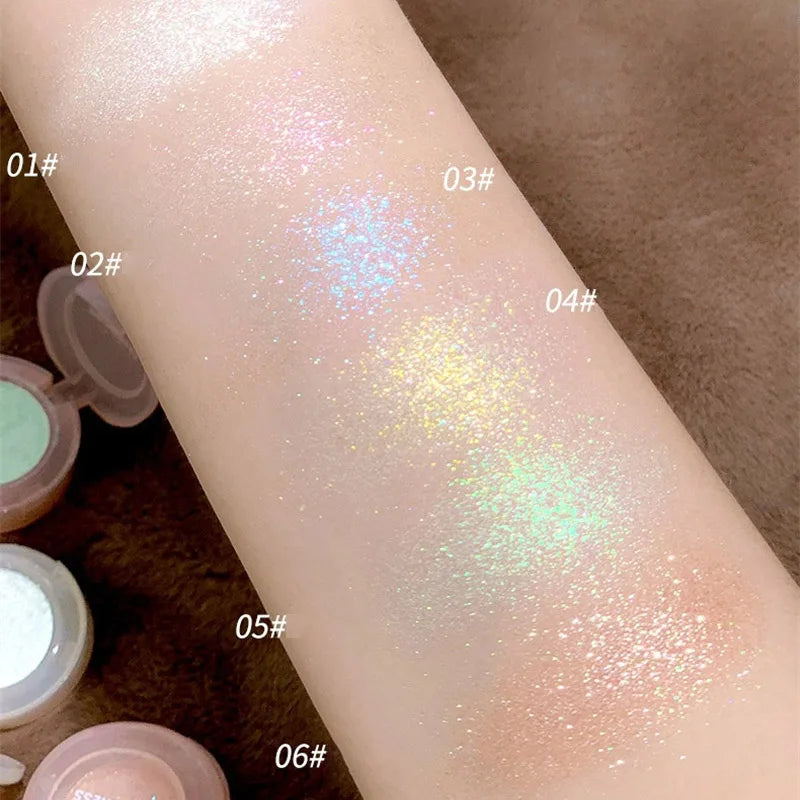 Diamond Eye Shadow Palette Gorgeous Glitter Eyeshadow Glossy Shiny Highlighter Shadow Shimmer Cowherd Weaver Girl Eyes Makeup