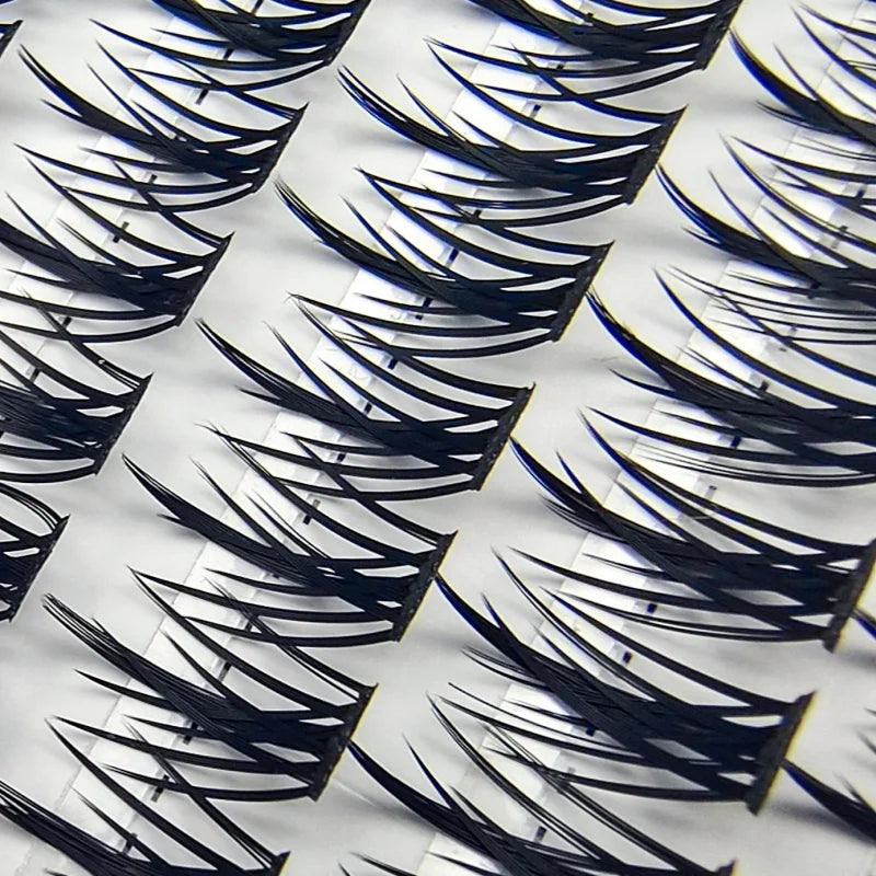 1 Box/160 Bunches Mink Eyelashes Natural 3D Russian Individual Eyelash extension MS Eyelash cluster Makeup Tool Lashes Wholesale