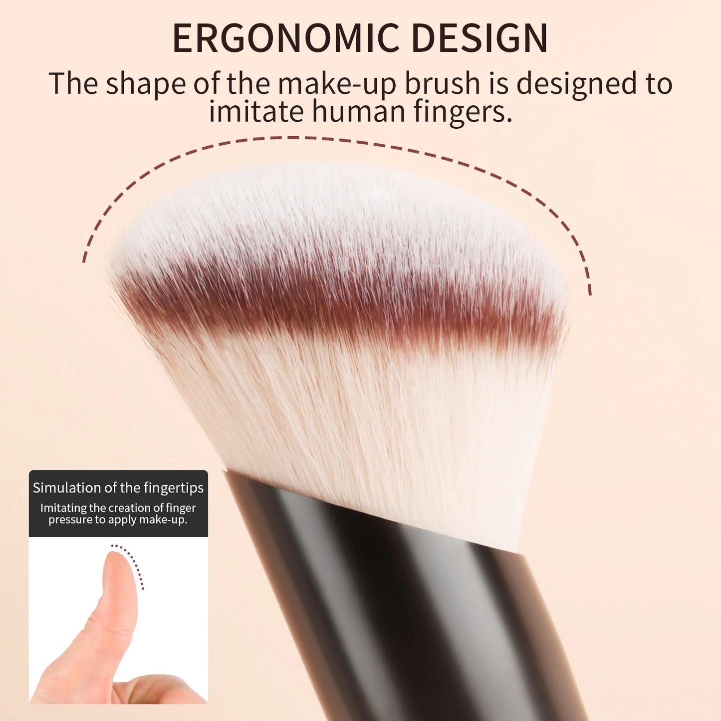 12Pcs Makeup Brush Kit with Crocodile Pattern Storage Bag - Foundation Loose Powder Eyeshadow Brushes for Cosmetic Tools