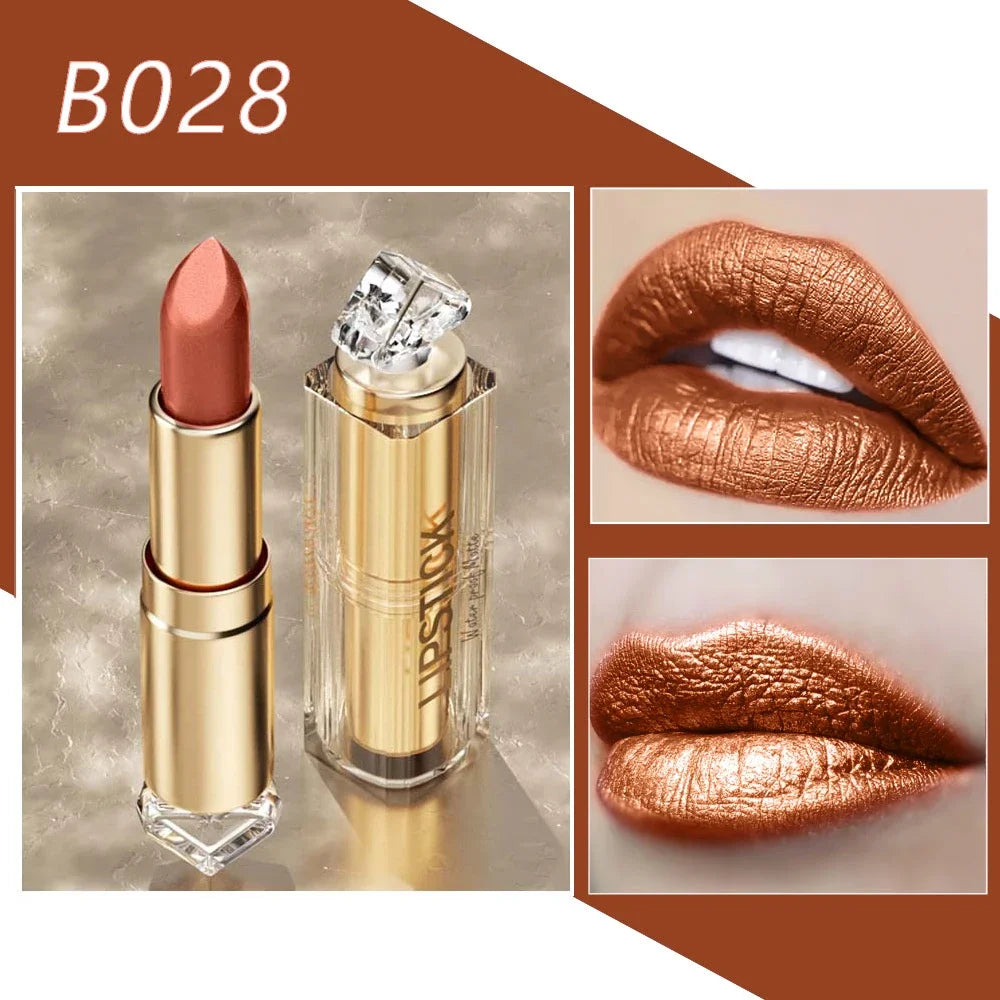 Korea Matte Glitter Lipstick Pink