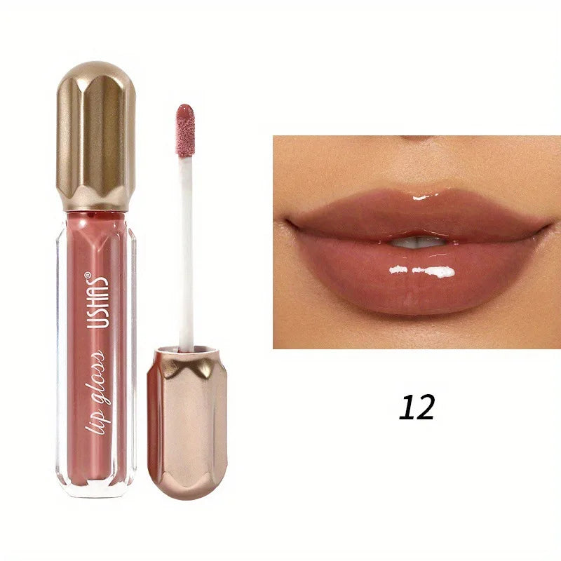 Mirror Pearl Lip Gloss Waterproof Long Lasting Moisturizing Lipstick Shine Glitter Lip Gloss Women Makeup Cosmetic