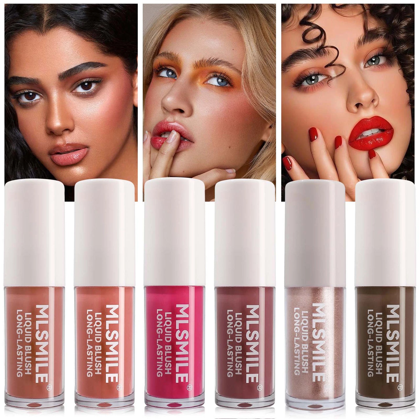 Long Lasting Hydrating Formula,  Blush & Lip Tint in Red & Pink Shades  Versatile Liquid