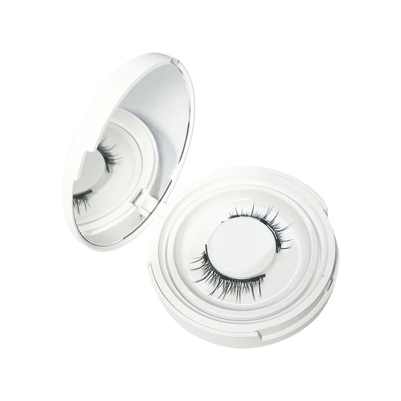 4pcs/1pair New 3 Magnetic False Eyelashes Easy To Wear Natural Soft Quantum Magnet Eye Makeup Tool  With Applicater Glue Free
